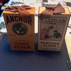 Anchor and Coastline Flour Boxes